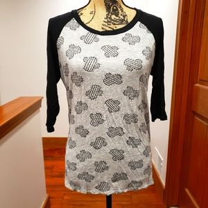 Super cute Raglan T w cactus design